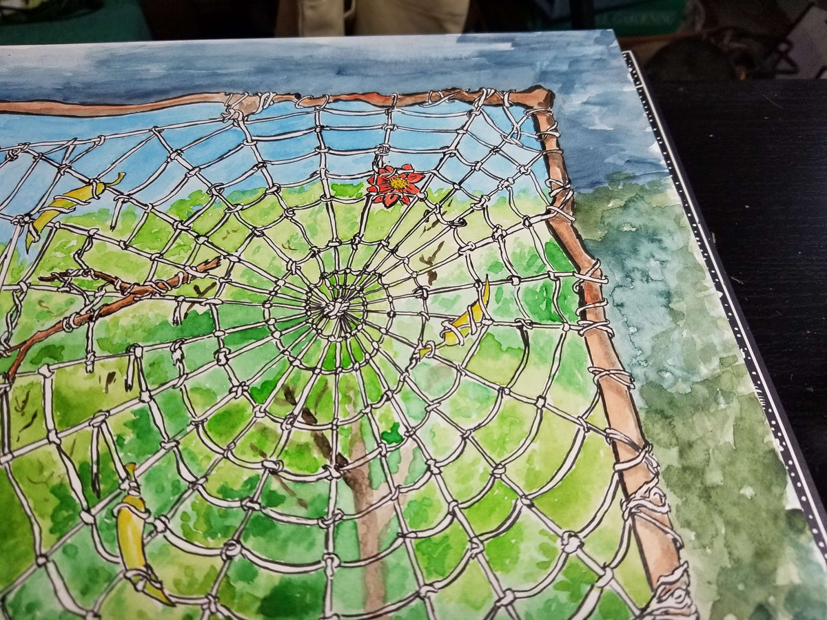 Wild Order - Original Watercolor and Ink Painting