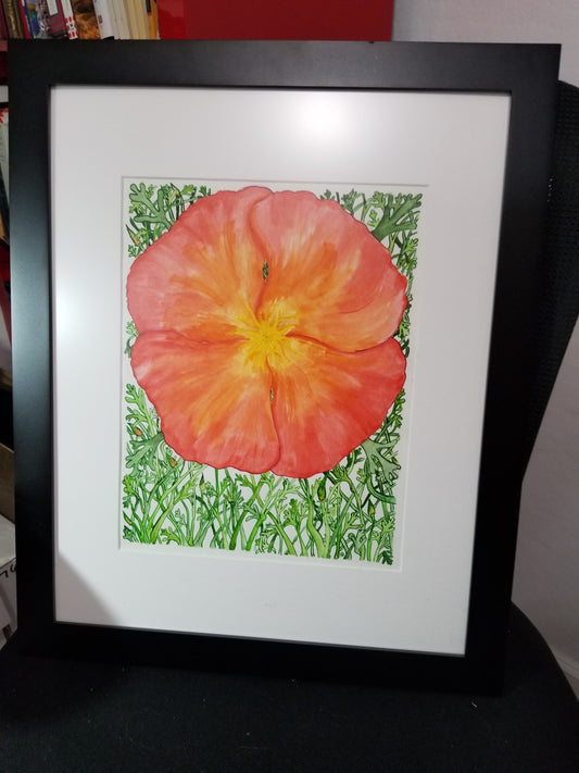 Land of Dreams - Original Watercolor and Ink Painting