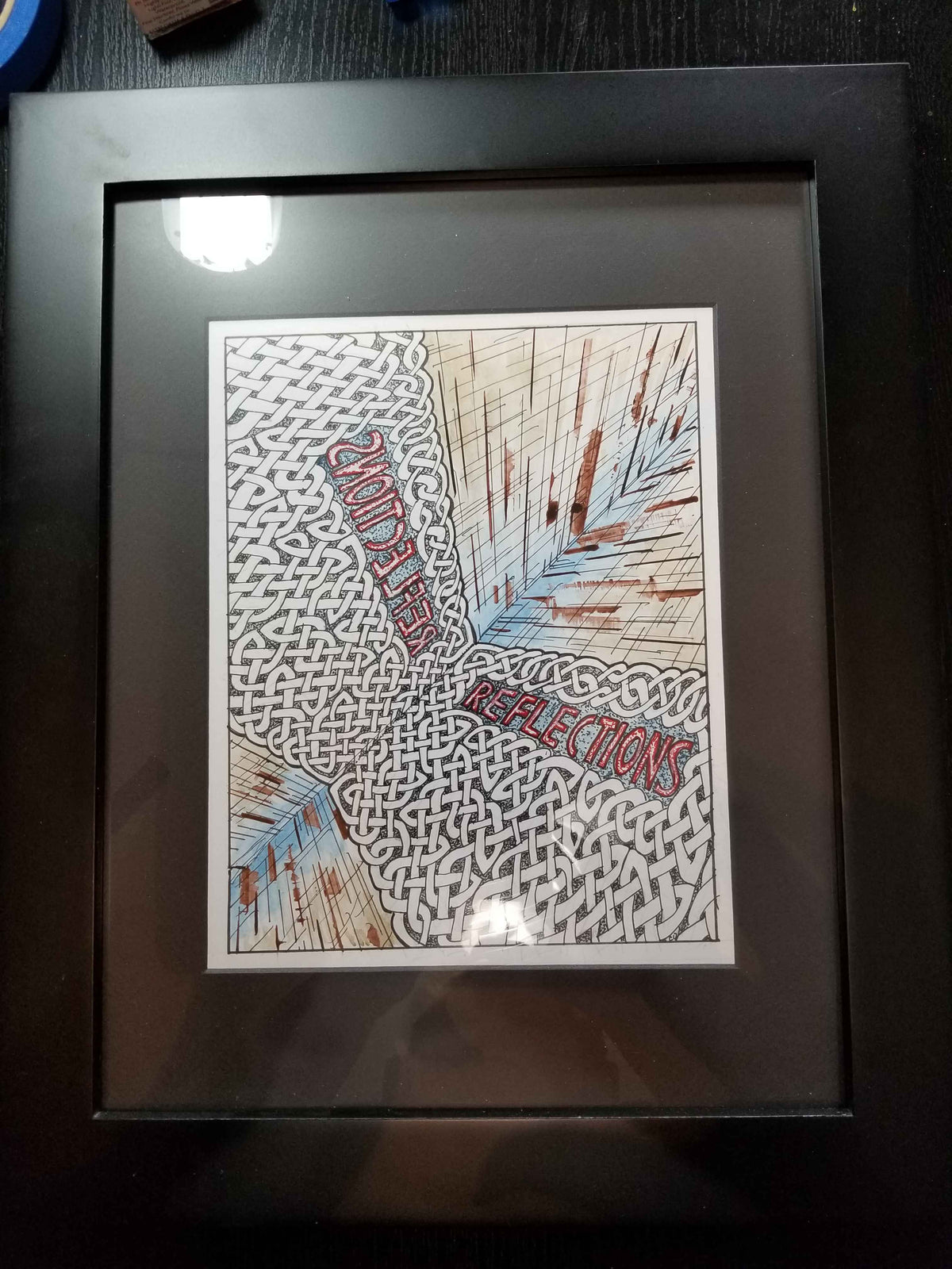 Imperfection - Original Watercolor and Ink Painting