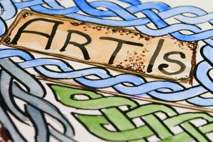 Art is Community - Original Watercolor and Ink Painting
