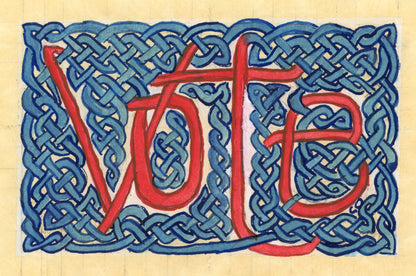 Custom One Name or Word Knotwork Art