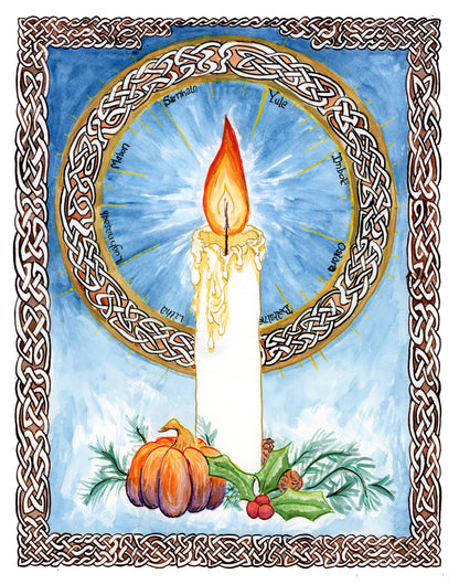 Look to the Light - Original Watercolor and Ink Painting