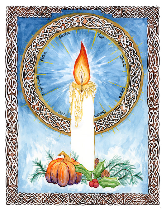 Look to the Light - Original Watercolor and Ink Painting